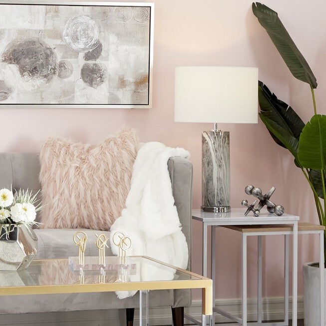 Cosmoliving By Cosmopolitan Stone Table Lamp, , alternate image number 5