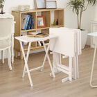 5pcs Tray Table Set - White, , alternate image number null
