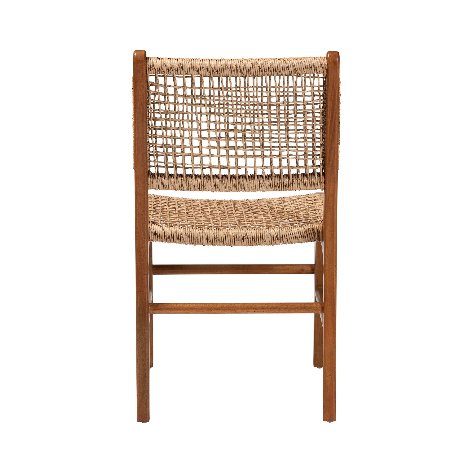 Ariba Viro Fiber Dining Chair, CARAMEL BROWN, alternate image number 4