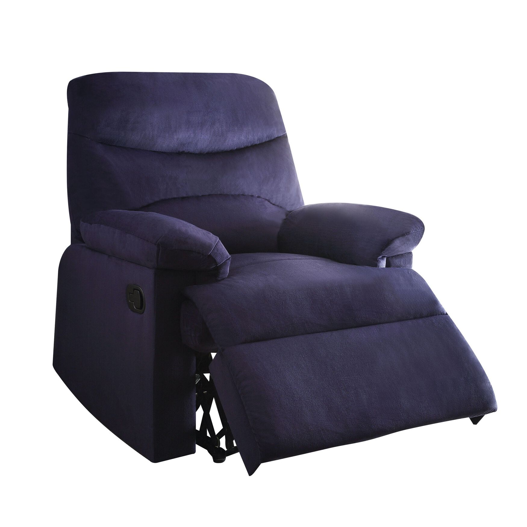 Recliner (Motion), BLUE WOVEN FABRIC, hi-res image number 0