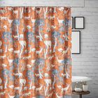 Menagerie Saffron Bath Shower Curtain, , on-hover image number null
