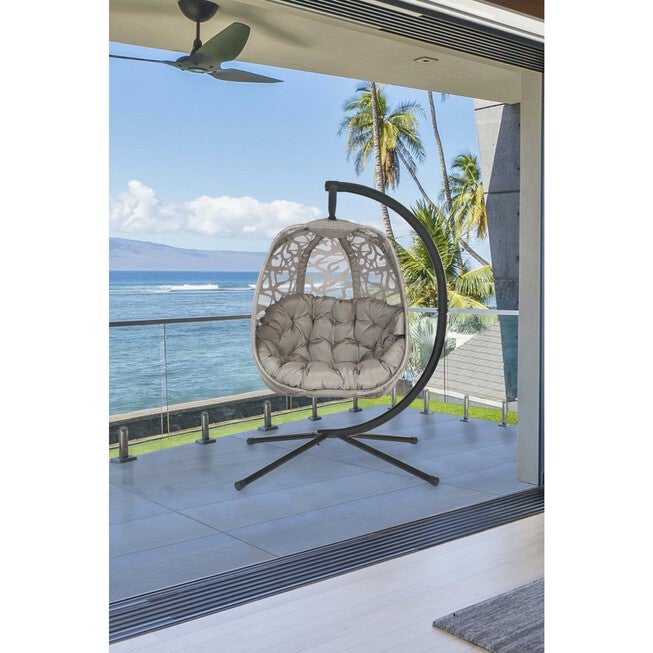 Hanging Egg Patio Chair - Branch, , alternate image number 3