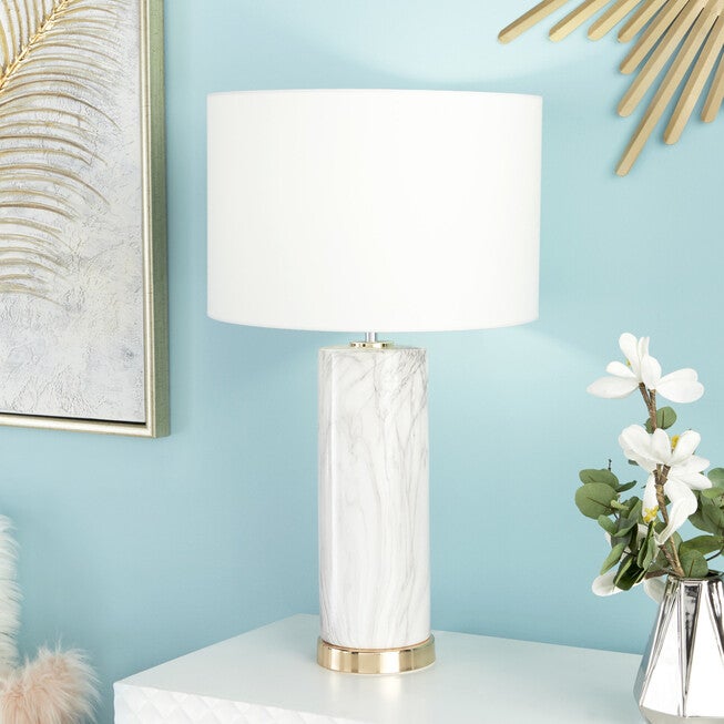 Cosmoliving By Cosmopolitan Stone Glam Table Lamp, , alternate image number 5