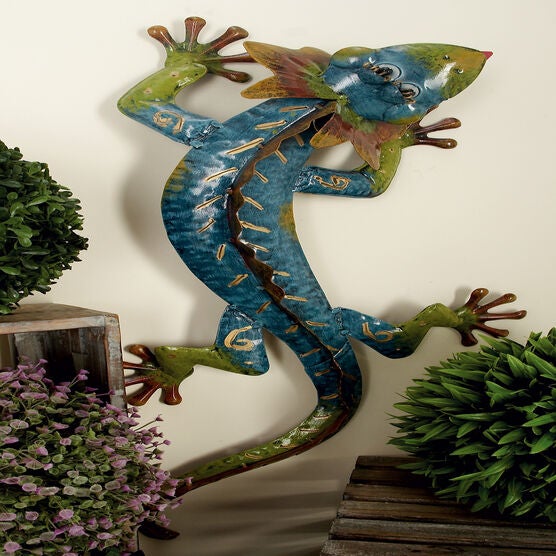 Green Metal Eclectic Wall Decor, , alternate image number null
