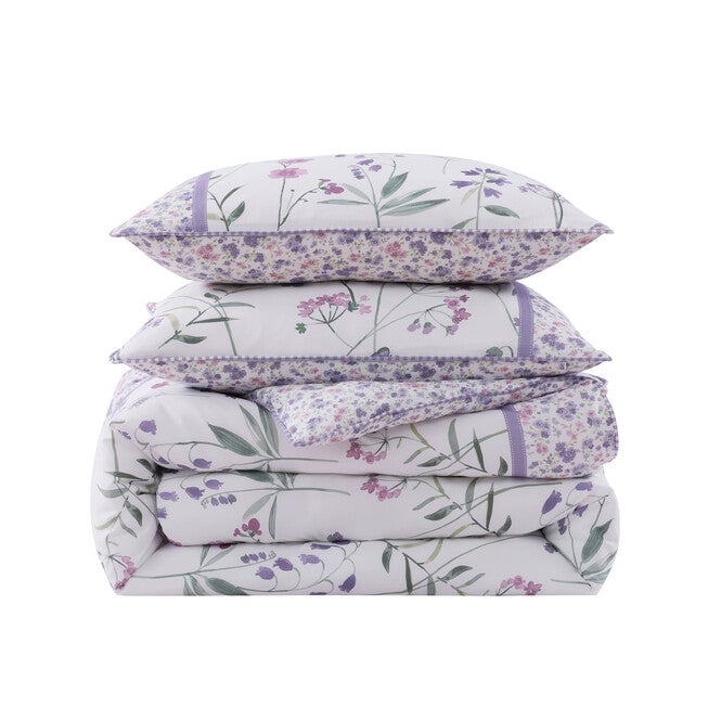 Nola 4 Piece Comforter Set, LILAC, alternate image number null