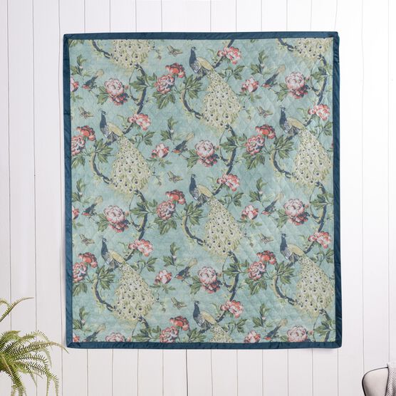 Pavona Velvet Garden Throw Blanket, , on-hover image number null