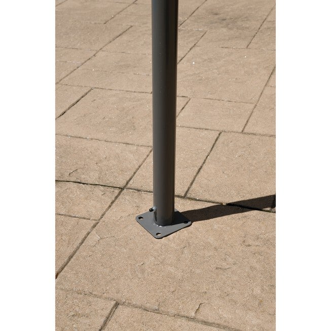 10x10 Del Ray Gazebo Canopy Charcoal Frame Tan Cover, , alternate image number 4