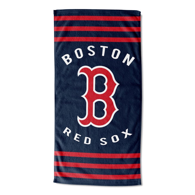 Red Sox Stripes Beach Towel, MULTI, hi-res image number 0