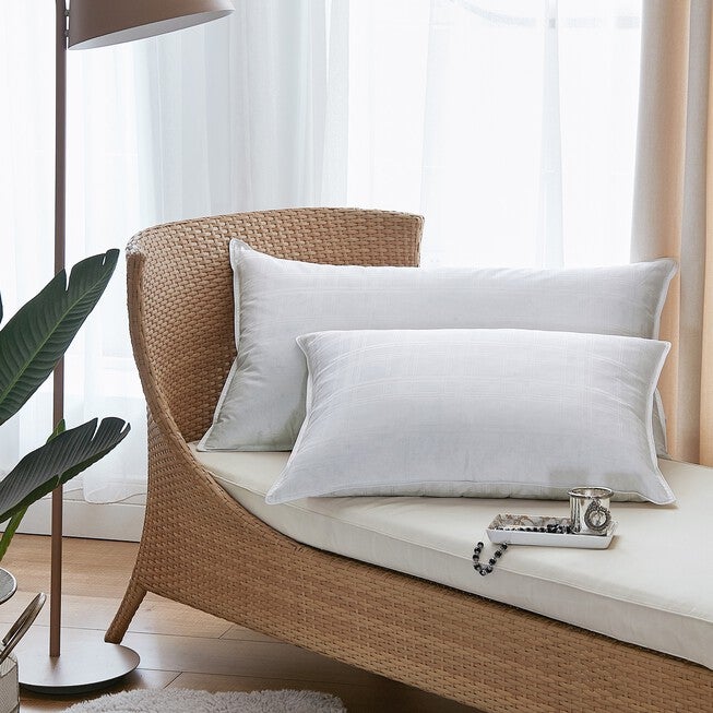 Featherloft™ Goose Feather Down Blend Pillow, WHITE, hi-res image number null