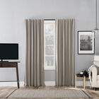 Evelina Faux Dupioni Silk Bonded Panel, STONE, hi-res image number null