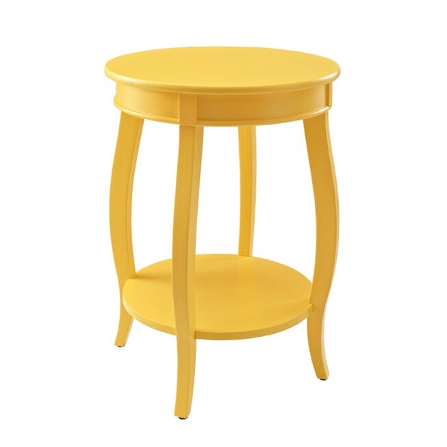 Round Table with Shelf, YELLOW, hi-res image number null