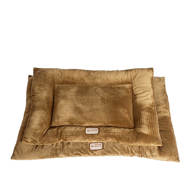 Pet Bed Mat, Dog Crate Soft Pad With Poly Fill Cushion, Medium Sage Green, , alternate image number 6