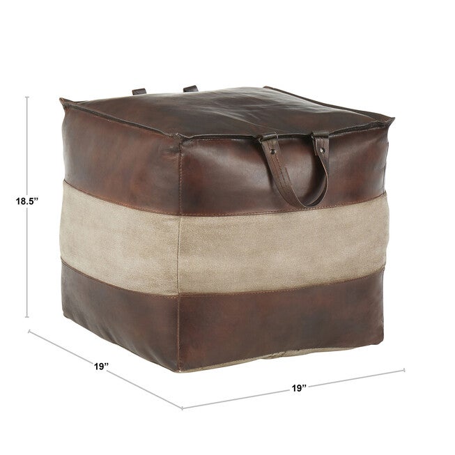 Cobbler Industrial Pouf/Ottoman, , alternate image number 7