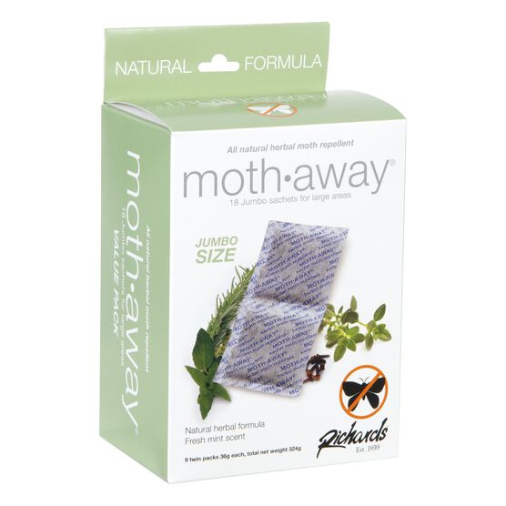 Herbal Moth Away, Non Toxic, 18 Sachets, CLEAR, hi-res image number null