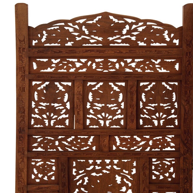 Red Mango Wood Traditional Room Divider Screen, 72 inches x 80 inches x 1 inches, , alternate image number 3