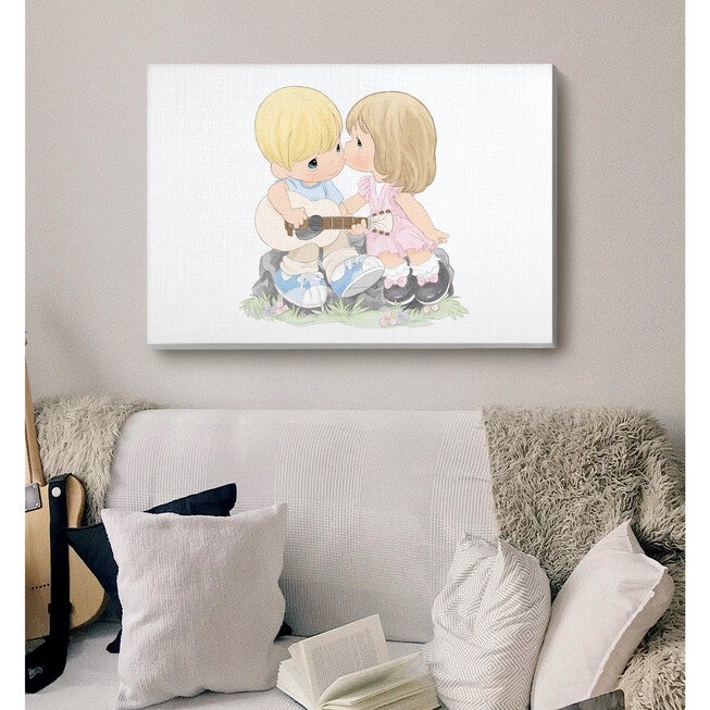 First Kiss Canvas Wall Art, , on-hover image number null