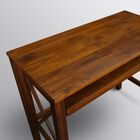 Montego Folding Desk with Pull-Out-Warm Brown, , alternate image number null