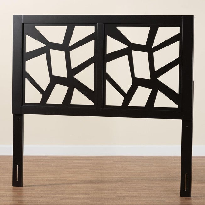 Accorsa Modern Dark Brown Finished Wood Queen Size Headboard, ESPRESSO BROWN, alternate image number null