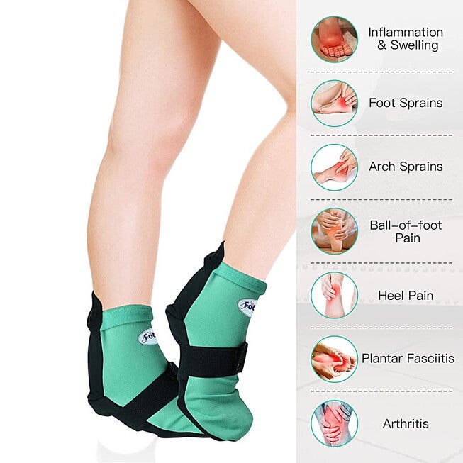 Hot And Cold Pain Relieving Gel Socks Wellness, , alternate image number null