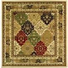 Lyndhurst 221 Multi / Ivory 8' X 8' Square Square Rug, MULTI IVORY, hi-res image number null