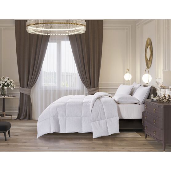 kathy ireland White Goose Feather and Down Comforter, , alternate image number null