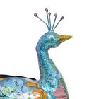 Turquoise Iron Eclectic Birds Garden Sculpture, , alternate image number null