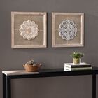 Lamsting Decorative Wall Panels 2Pc Set, NATURAL, hi-res image number null