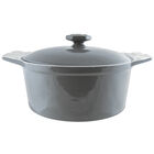 2 Quart Stoneware Round Casserole With Lid, , on-hover image number null