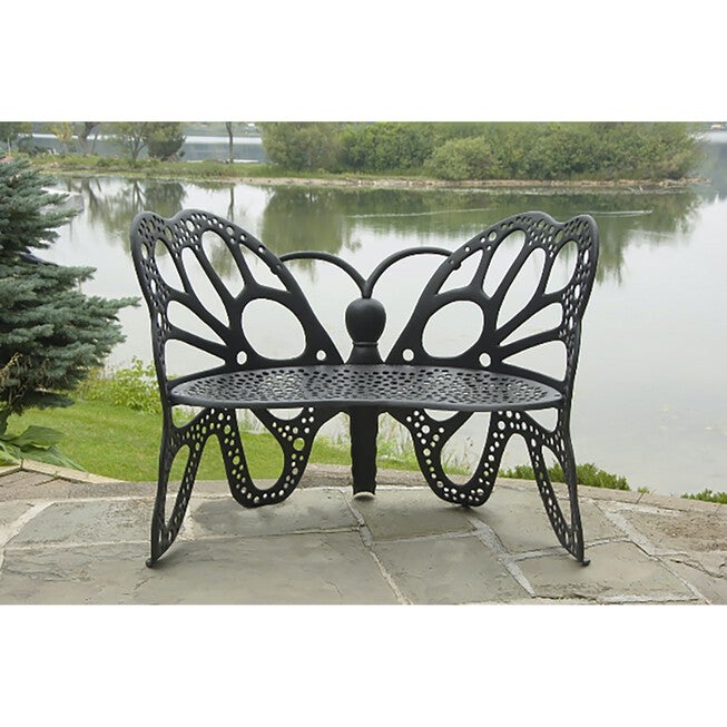 Butterfly Bench Black, BLACK, hi-res image number 0