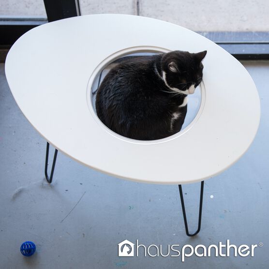 Hauspanther NestEgg - Raised Cat Bed & Side Table, , alternate image number null