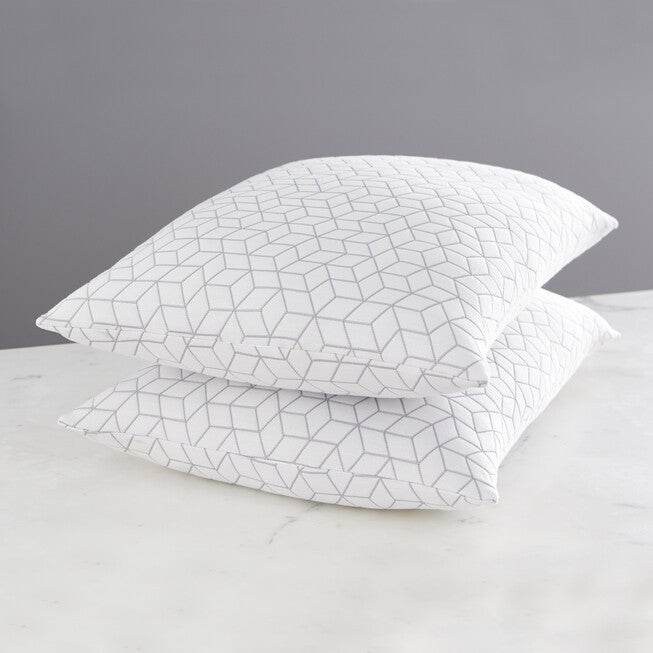 Sleep Solutions 2-Pack Pillows, CHARCOAL, hi-res image number null