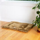 Pet Bed Mat, Dog Crate Soft Pad With Poly Fill Cushion, Medium Sage Green, , alternate image number null
