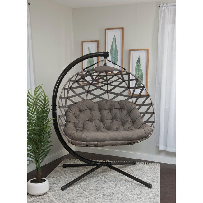 Hanging Pumpkin Cross Weave Loveseat, , alternate image number 2