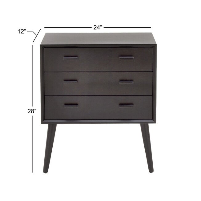 Black Pine Modern Chest, 29x24x12, , alternate image number 4