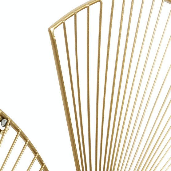 Cosmoliving By Cosmopolitan Gold Metal Wall Decor, , alternate image number null