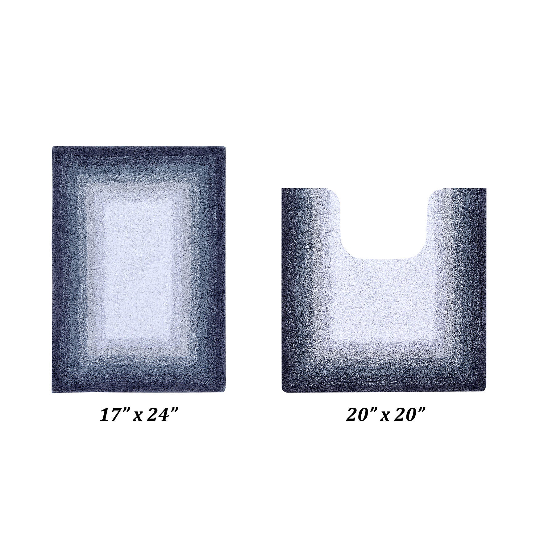 Torrent Bath Mat Rug, (17 inches X 24 inches | 20 inches X 20 inches), GRAY, hi-res image number 0