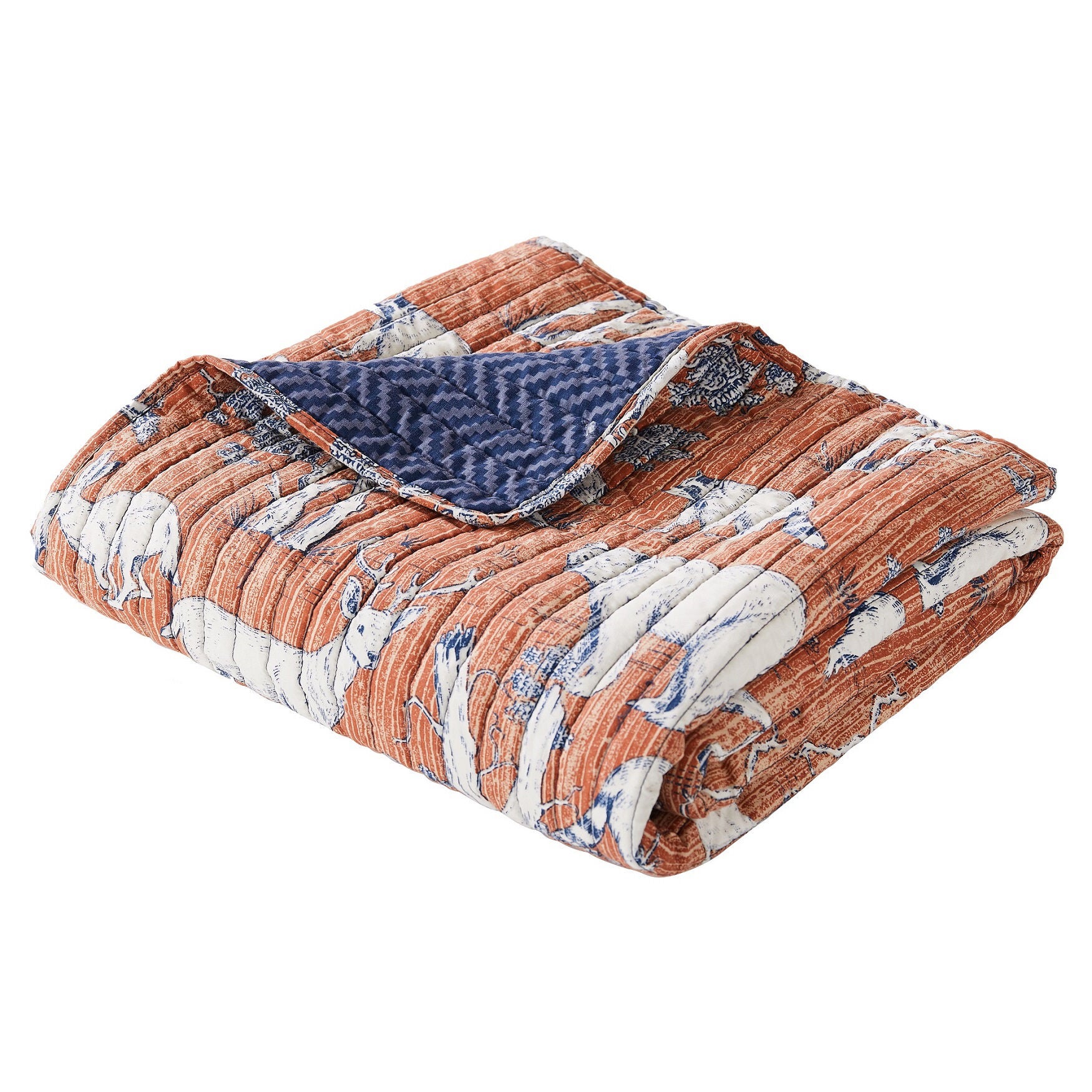 Menagerie Saffron Throw Blanket, , alternate image number 3