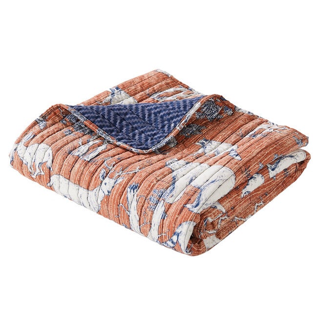 Menagerie Saffron Throw Blanket, , alternate image number 3