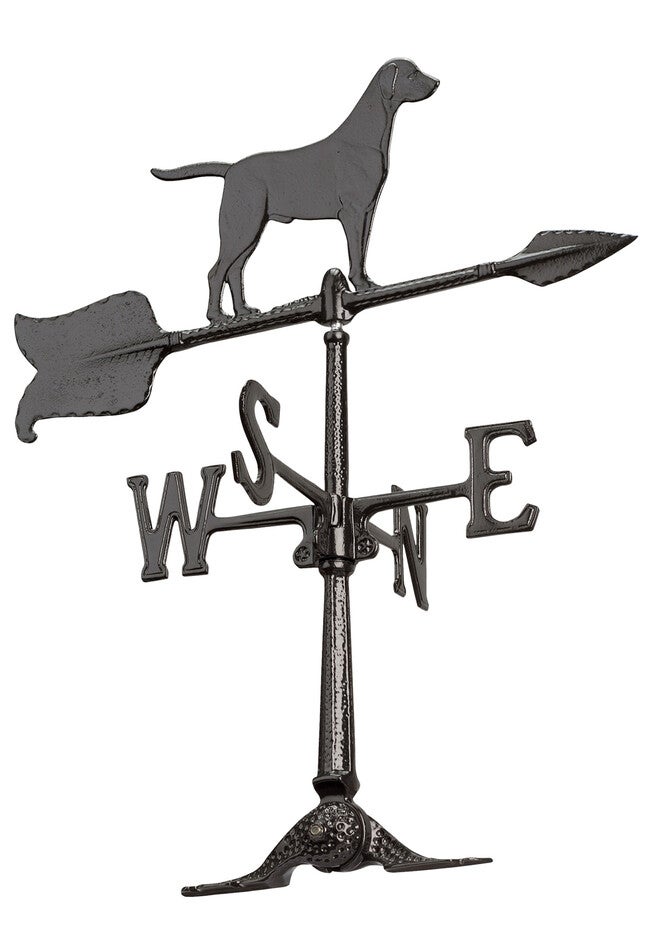 24 inches Retriever Weathervane, BLACK, hi-res image number null