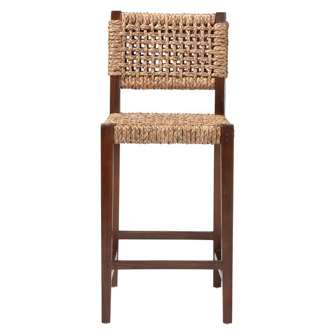 Alise Handwoven Seagrass Bar Stool, NATURAL, alternate image number null