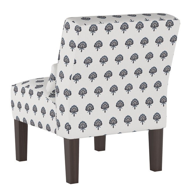Block Paisley Armless Chair, , alternate image number 3