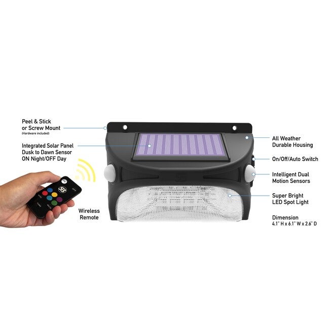SensorBrite® Spectrum Solar-Powered LED Light, , alternate image number 4