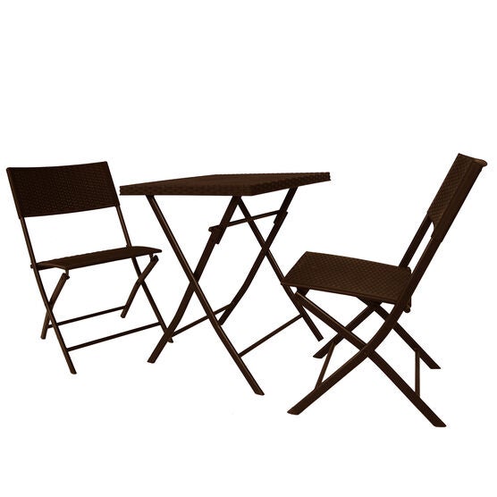 3 Pieces Patio Set, BROWN, hi-res image number null