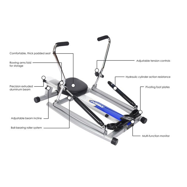 Stamina 1215 Orbital Rower w/Free Motion Arms, , alternate image number 1