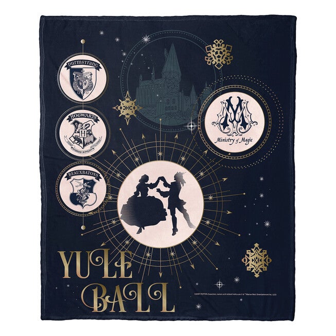 Wb Harry Potter Yule Ball Silk Touch Throw, , on-hover image number 1