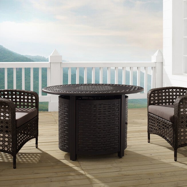 Davis Aluminum Oval LPG/NG Fire Pit, , alternate image number null