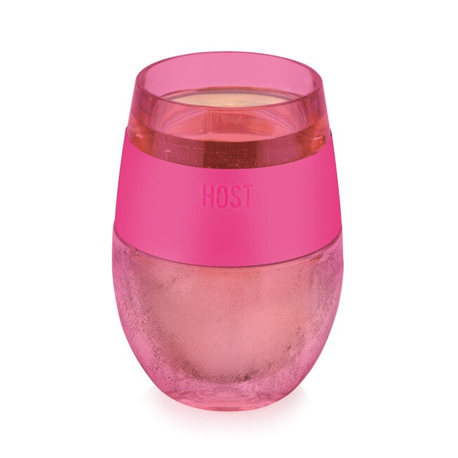Wine Freeze Cooling Cup In Translucent Magenta, PINK, hi-res image number null