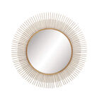 Gold Modern Metal Wall Mirror, GOLD, hi-res image number null