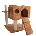 Multi-Level 74" Real Wood Cat Tree Furniture With Sratchhing Posts, , alternate image number null