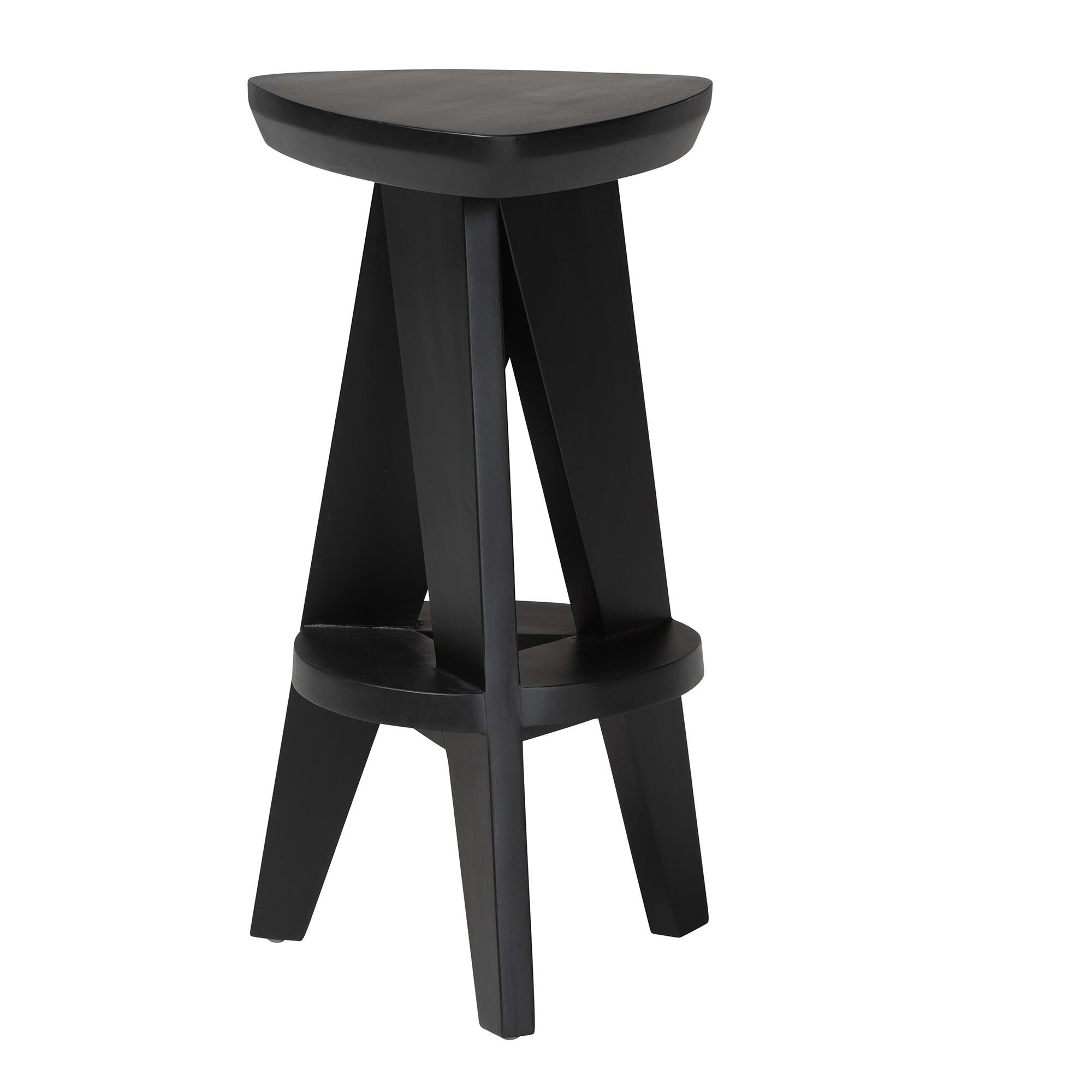Roy Wood Counter Stool, BLACK, alternate image number 3